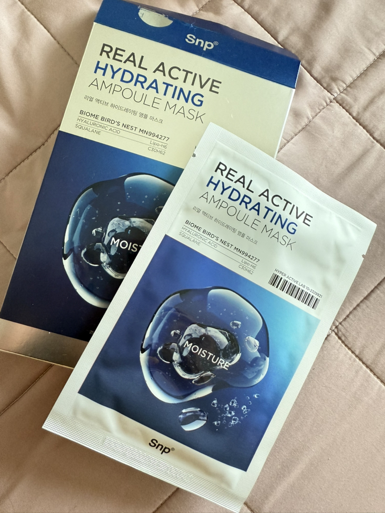 Snp (에스엔피) 리얼 액티브 앰플 마스크 [하이드레이팅] review image