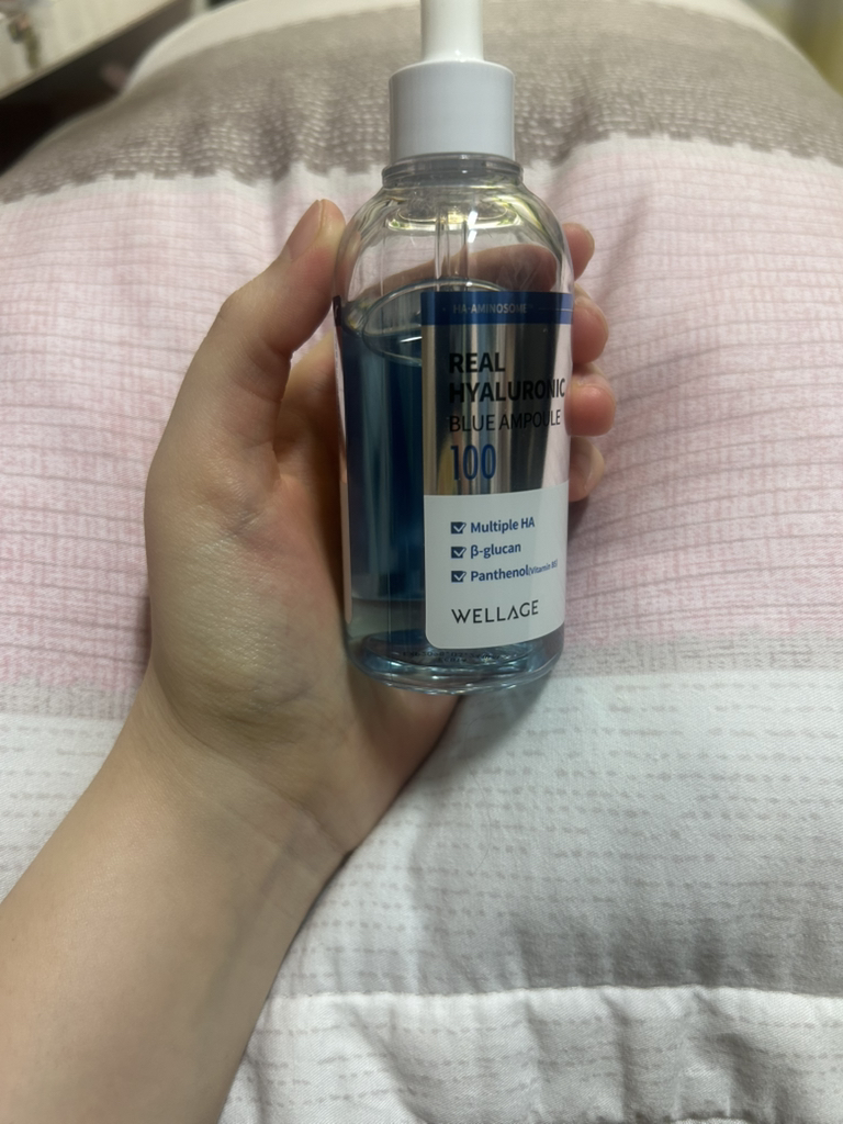 真正玻尿酸蓝色100安瓿的真实用户使用照片