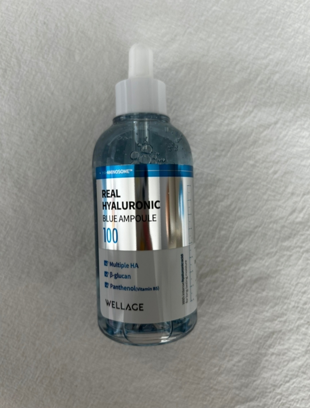 真正玻尿酸蓝色100安瓿的真实用户使用照片