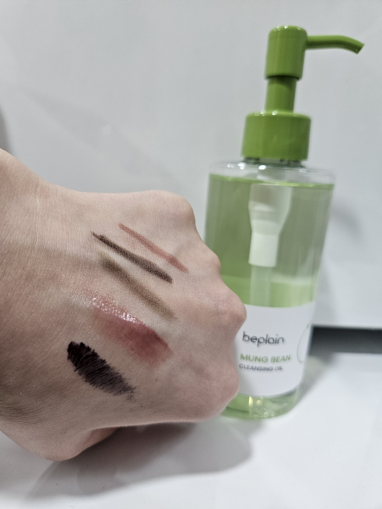 绿豆卸妆油的真实用户使用照片