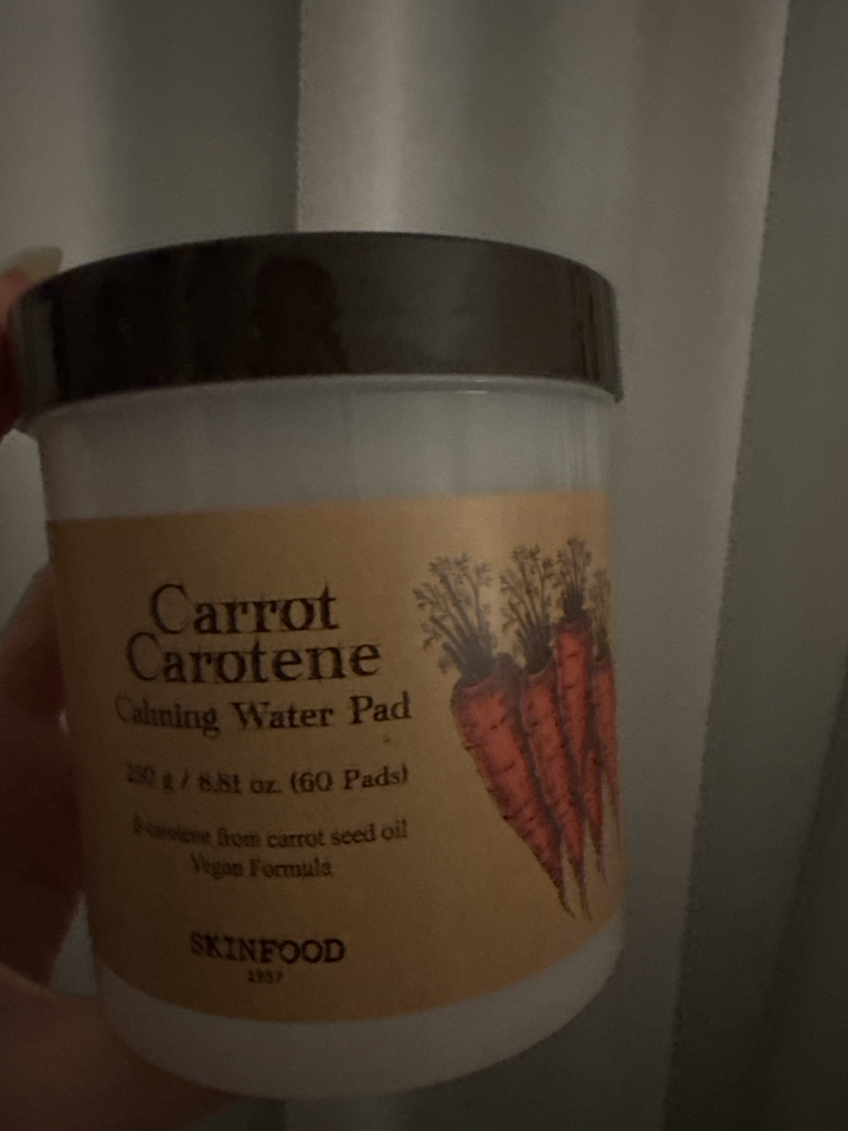 胡萝卜胡萝卜素护理水垫的真实用户使用照片