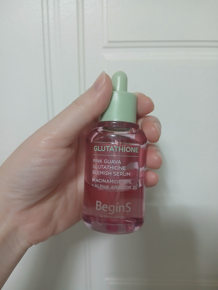비긴스바이정샘물 (BeginSbyJUNGSAEMMOOL) 핑크 구아바 글루타치온 흔적 세럼 review image
