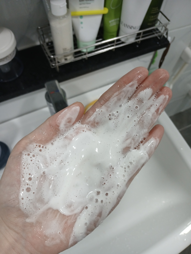 昆布安瓶洁面膏的真实用户使用照片