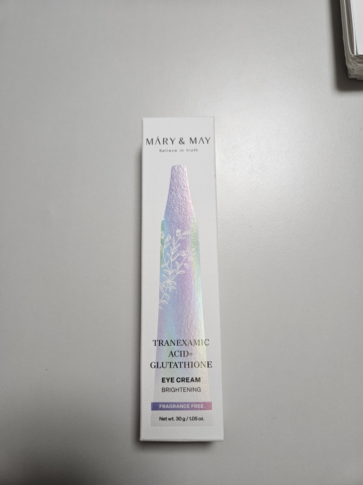 曲美酸+谷胱甘肽眼霜的真实用户使用照片