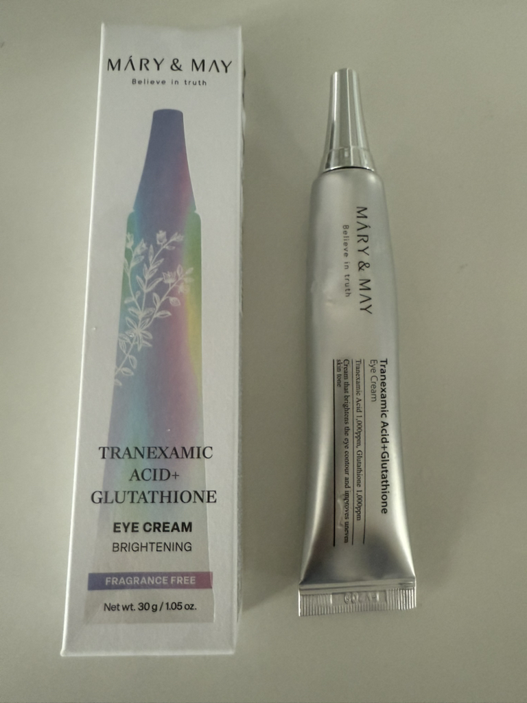曲美酸+谷胱甘肽眼霜的真实用户使用照片