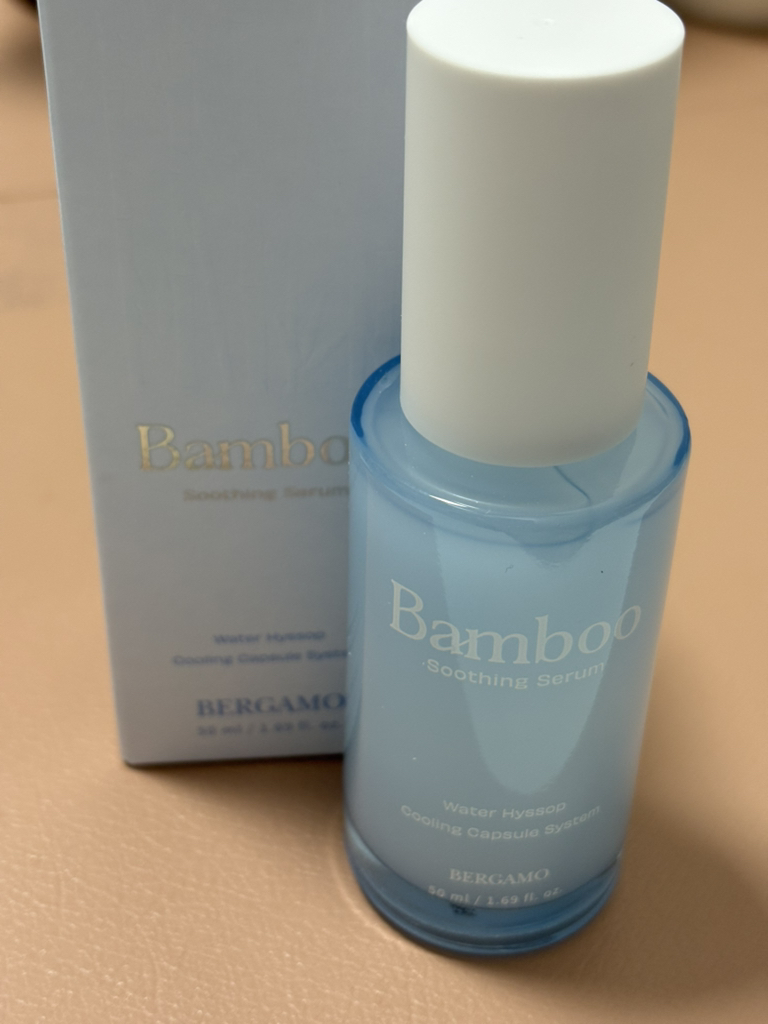 竹子胶囊舒缓精华的真实用户使用照片