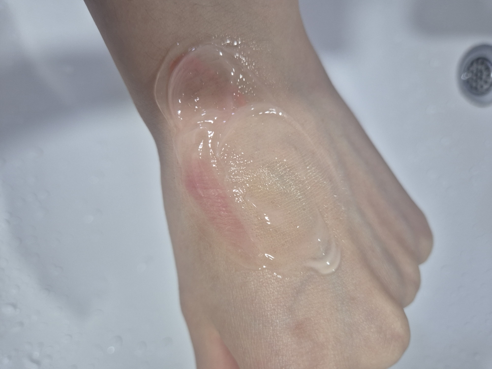 水凝洁面乳的真实用户使用照片