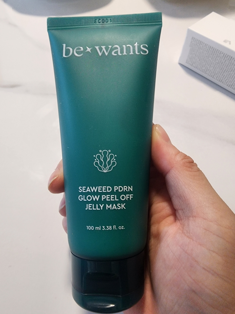 비원츠 (be+wants) SEAWEED PDRN 필오프팩 젤리 마스크 review image