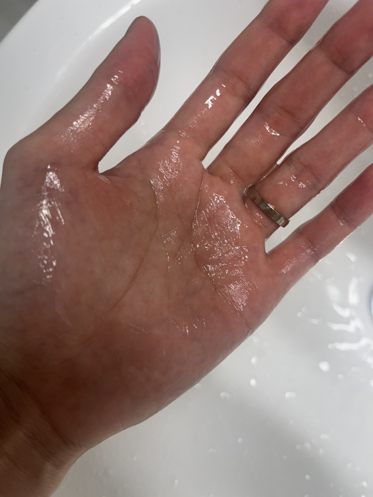 凝胶水清洁剂的真实用户使用照片
