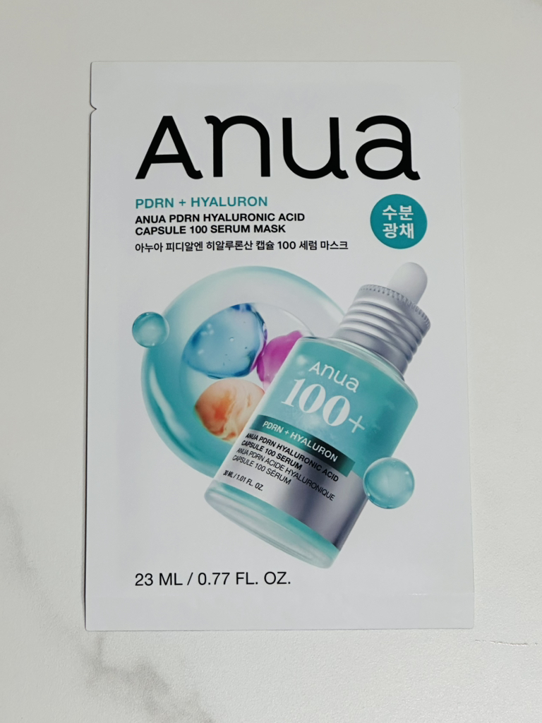 아누아 (Anua) PDRN 히알루론산 캡슐 100 세럼 마스크 review image