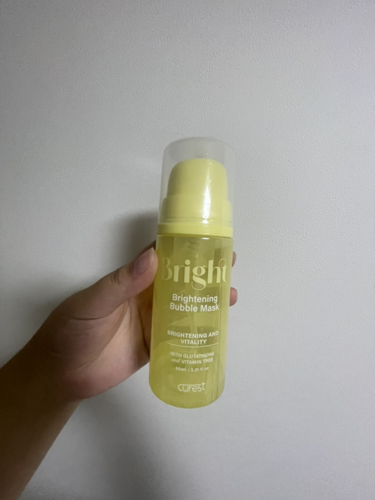 큐어레스트 (curest) 광채버블마스크 [안색] review image