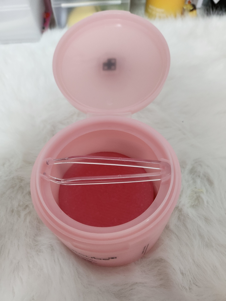 PDRN 粉色胶原蛋白爽肤凝胶化妆棉的真实用户使用照片