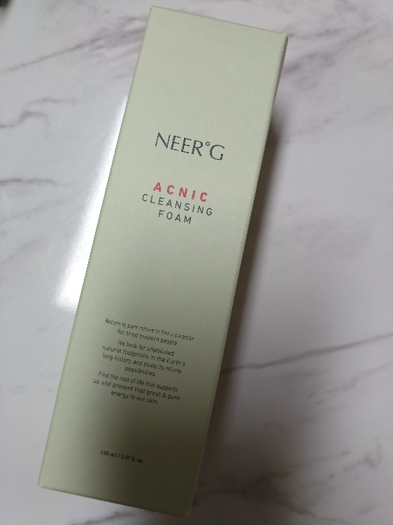 니얼지 (NEER'G) 아크닉 클렌징 폼 review image