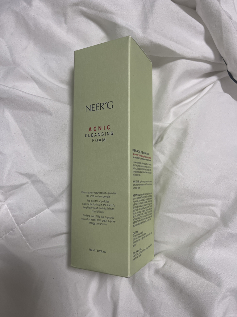 니얼지 (NEER'G) 아크닉 클렌징 폼 review image