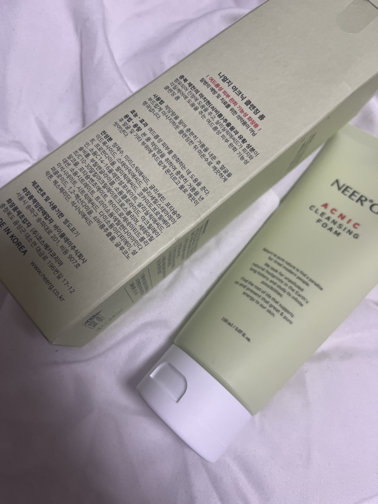 니얼지 (NEER'G) 아크닉 클렌징 폼 review image