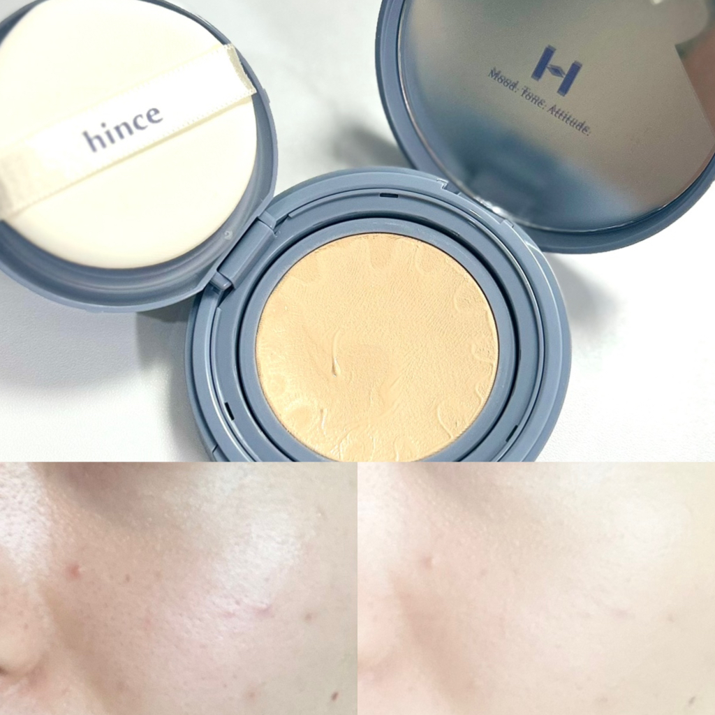 第二层肌肤网状哑光化妆棉 [SPF40/PA++] [21 号象牙色] [黑色的真实用户使用照片