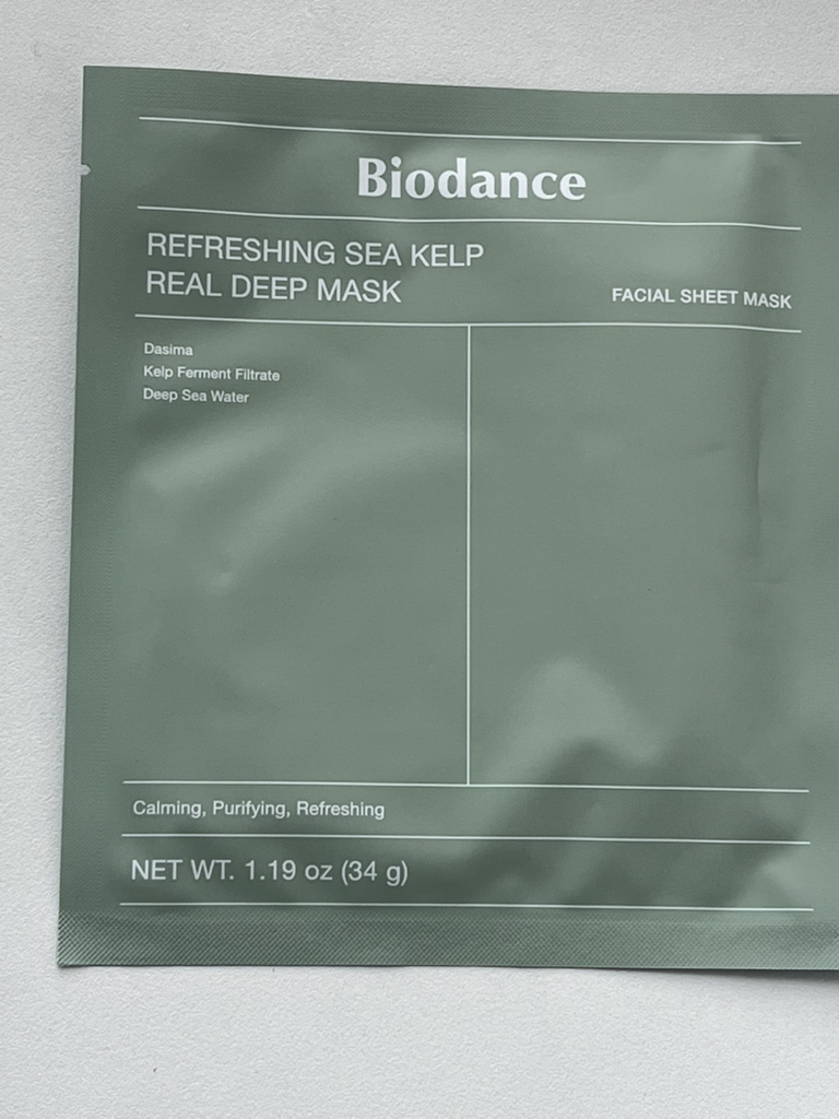 바이오던스 (Biodance) 리프레싱 씨 켈프 리얼 딥 마스크 review image