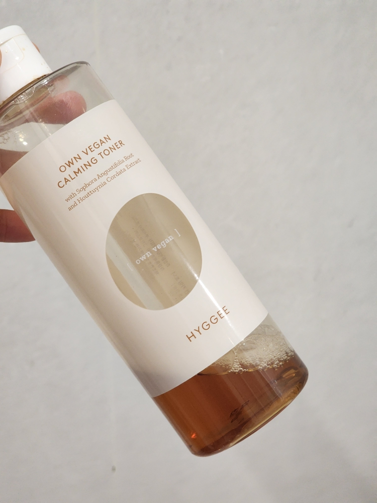 素食主义镇静爽肤水的真实用户使用照片