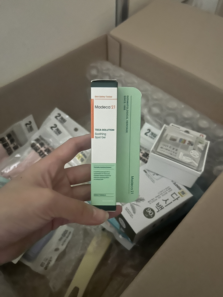Tecca Solutions 舒缓祛斑凝胶的真实用户使用照片