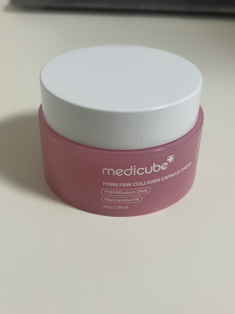 PDRN 粉红色胶原蛋白胶囊霜的真实用户使用照片