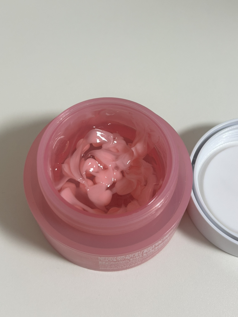 PDRN 粉红色胶原蛋白胶囊霜的真实用户使用照片