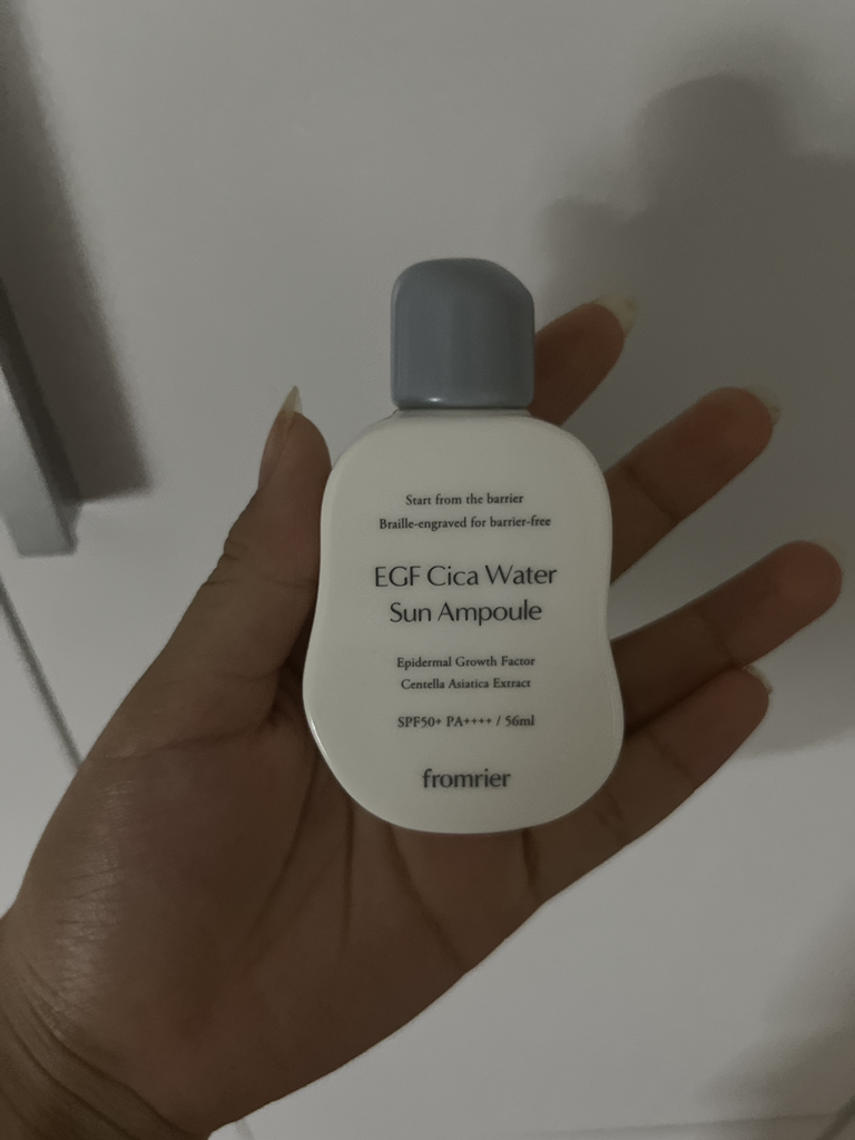 Vegan EGF Sika Water Sun Ampoule [SPF50+/PA++++]的真实用户使用照片