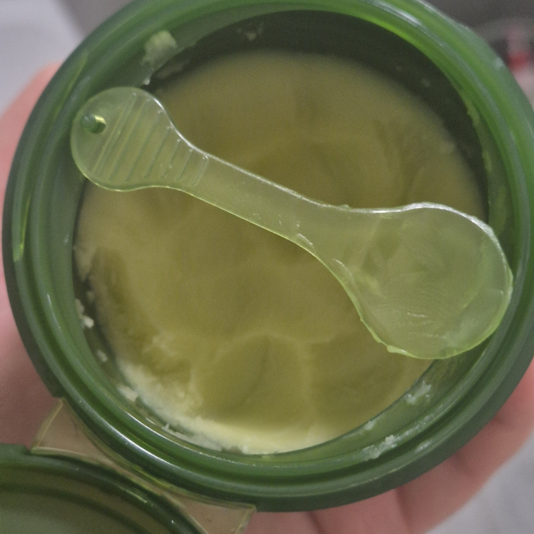 绿色深层毛孔清洁膏的真实用户使用照片