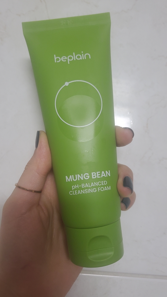 绿豆弱酸性洗面奶的真实用户使用照片