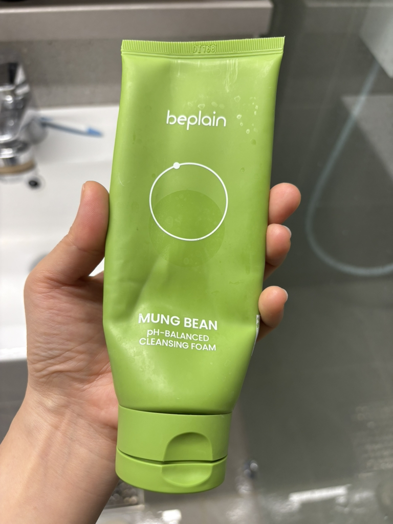 绿豆弱酸性洗面奶的真实用户使用照片