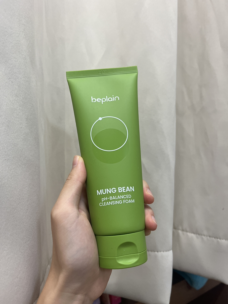 绿豆弱酸性洗面奶的真实用户使用照片