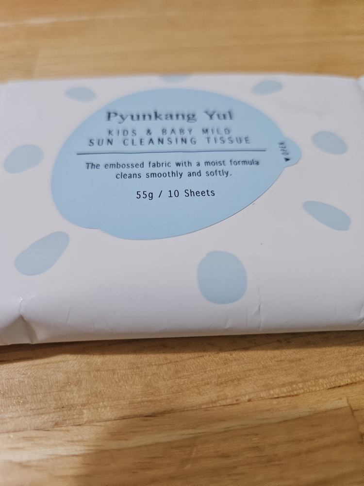 편강율 (PyunkangYul) 키즈앤베이비 마일드 선 클렌징 티슈 review image