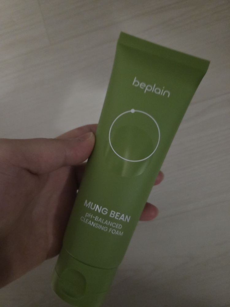 绿豆弱酸性洗面奶的真实用户使用照片