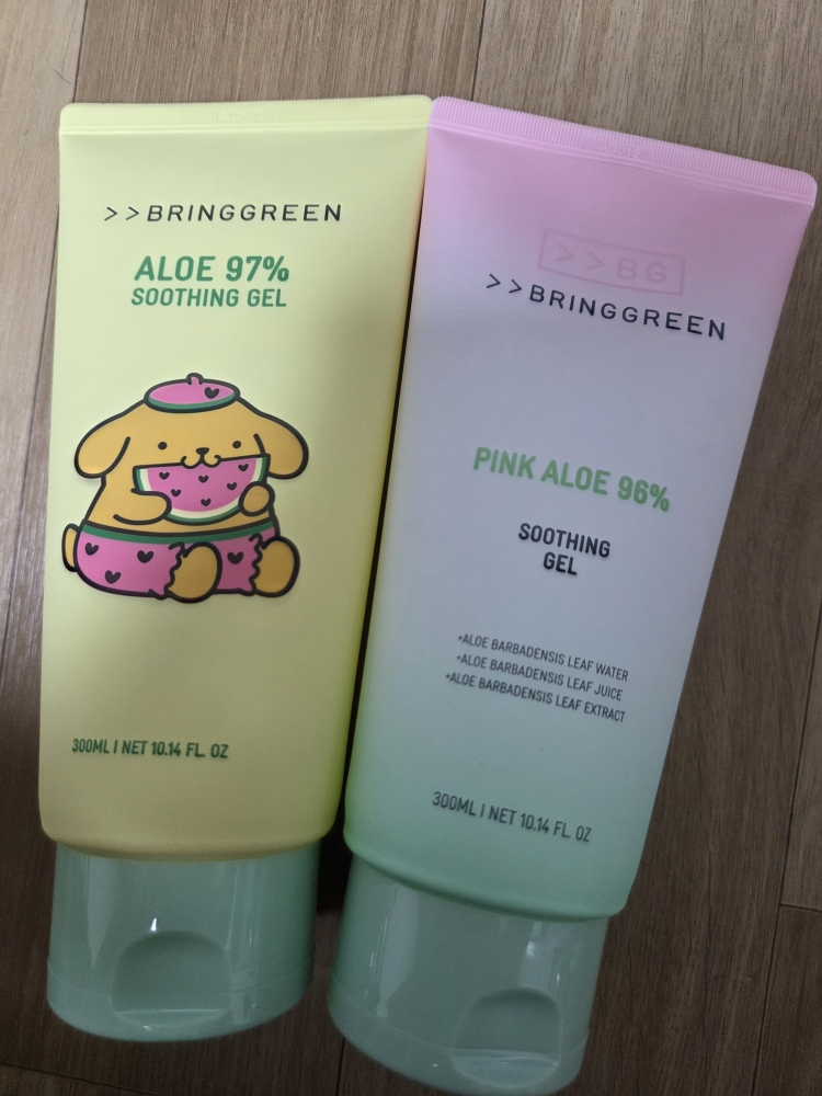 舒缓凝胶[粉红芦荟 96］的真实用户使用照片