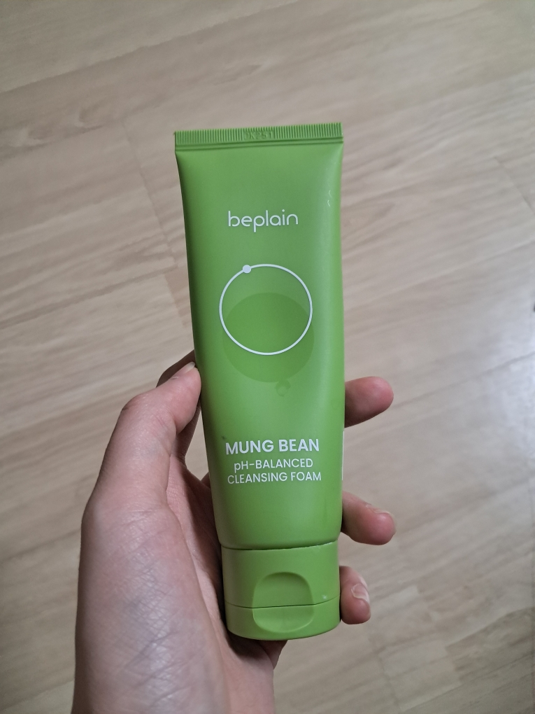 绿豆弱酸性洗面奶的真实用户使用照片