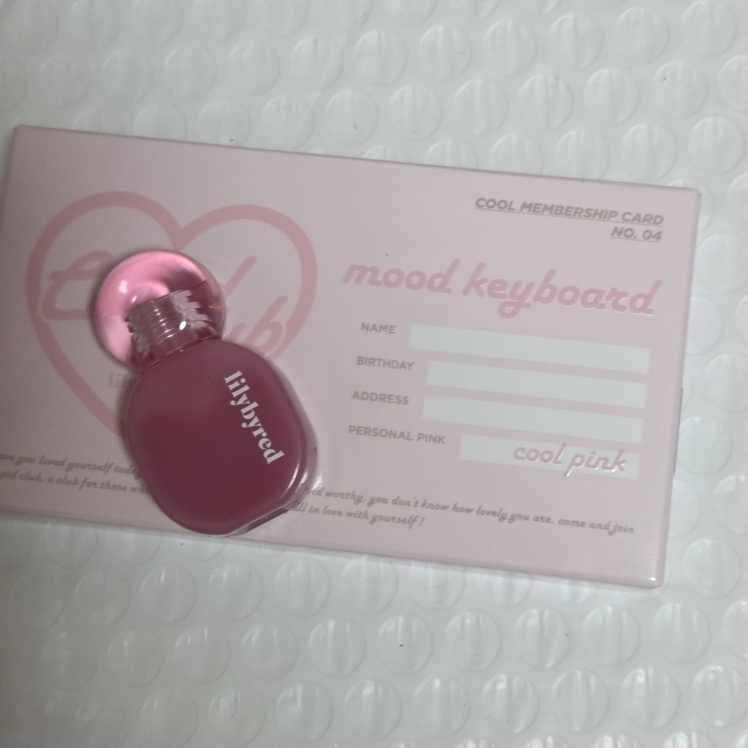 릴리바이레드 (lilybyred) 무드키보드 [04 #쿨멤버십] review image