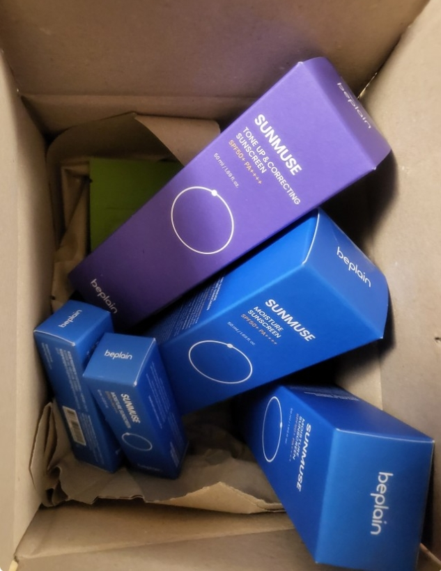 Ảnh đánh giá thực tế của người dùng về Sun Muse Tone-Up & Correcting Sunscreen [SPF50+/PA++++]