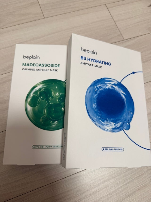 B5 保湿安瓿面膜的真实用户使用照片