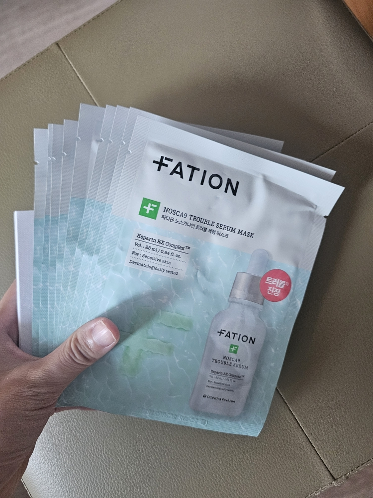 파티온 (FATION) 노스카나인 트러블 세럼 마스크 review image