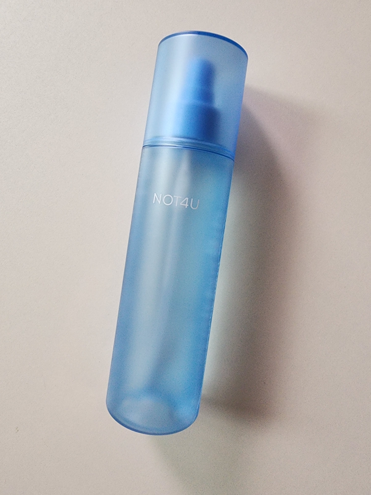 透明身体喷雾的真实用户使用照片