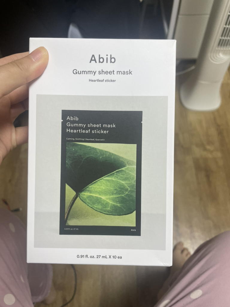 鱼腥草臻粹紧致面膜的真实用户使用照片