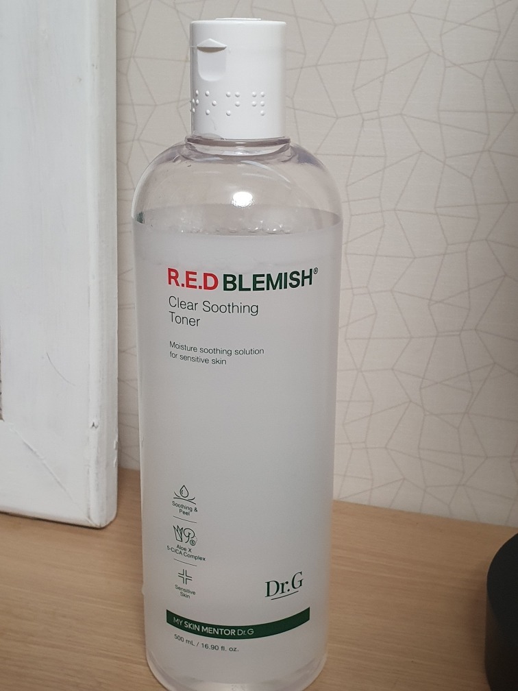 红色痘印清洁舒缓爽肤水的真实用户使用照片