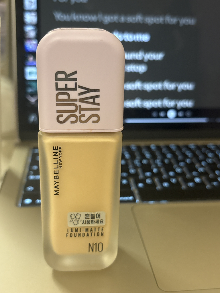 메이블린뉴욕 (MAYBELLINENEWYORK) 슈퍼스테이 루미매트 파운데이션 [N10 클린뉴트럴] review image
