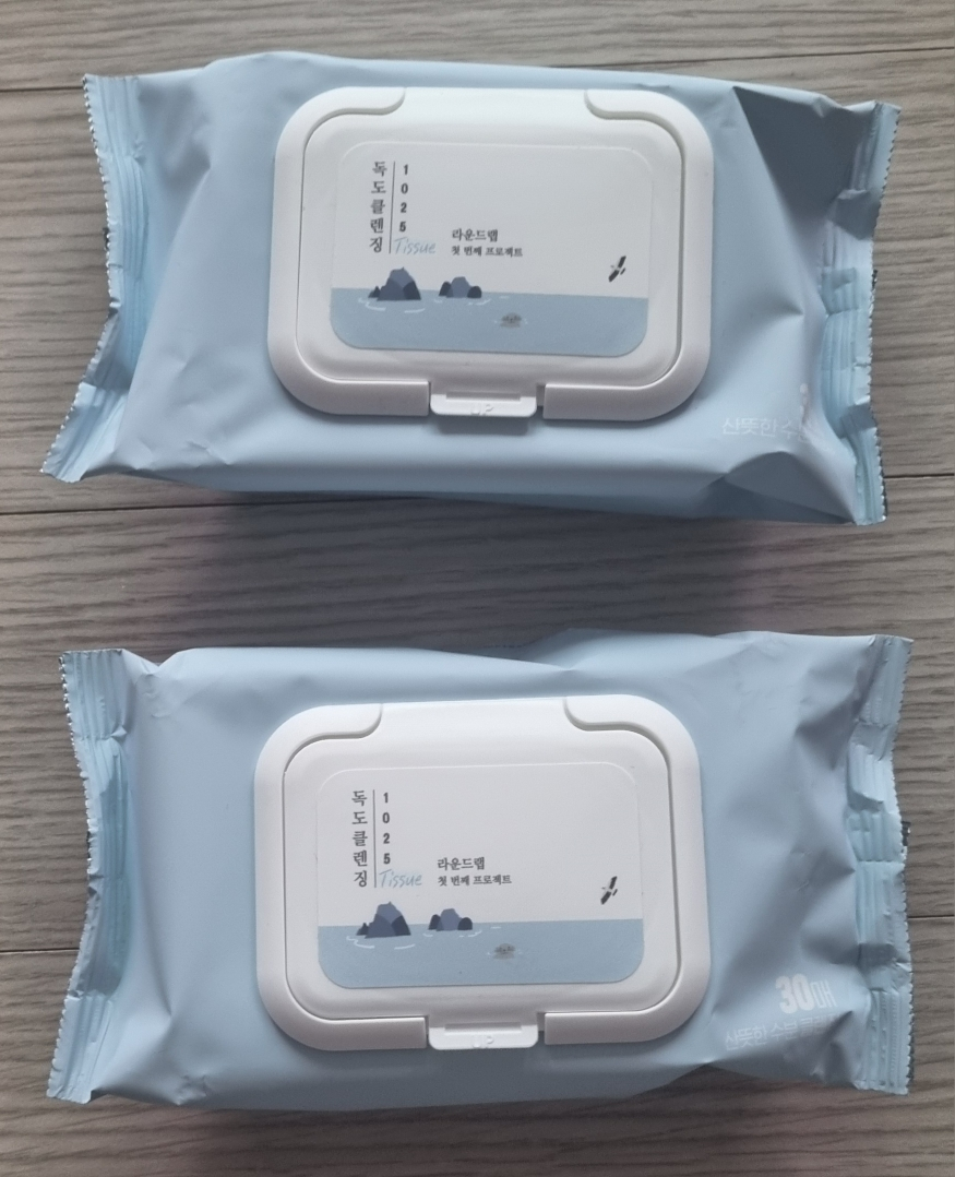 1025 Dokdo 清洁湿巾的真实用户使用照片