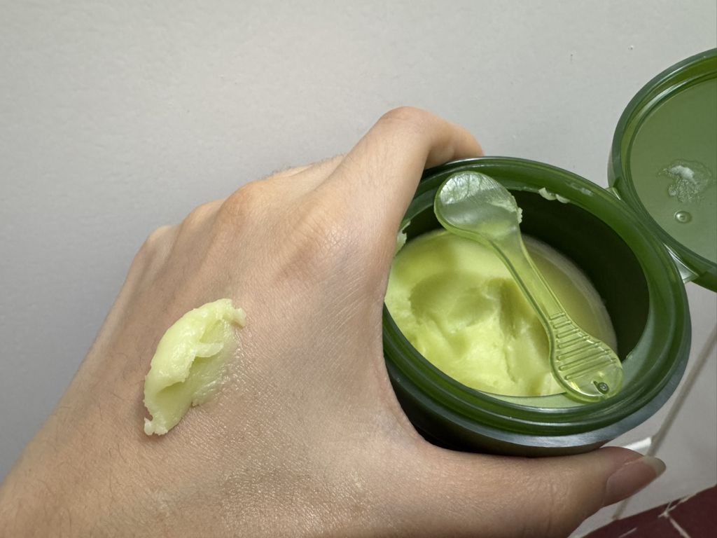 绿色深层毛孔清洁膏的真实用户使用照片