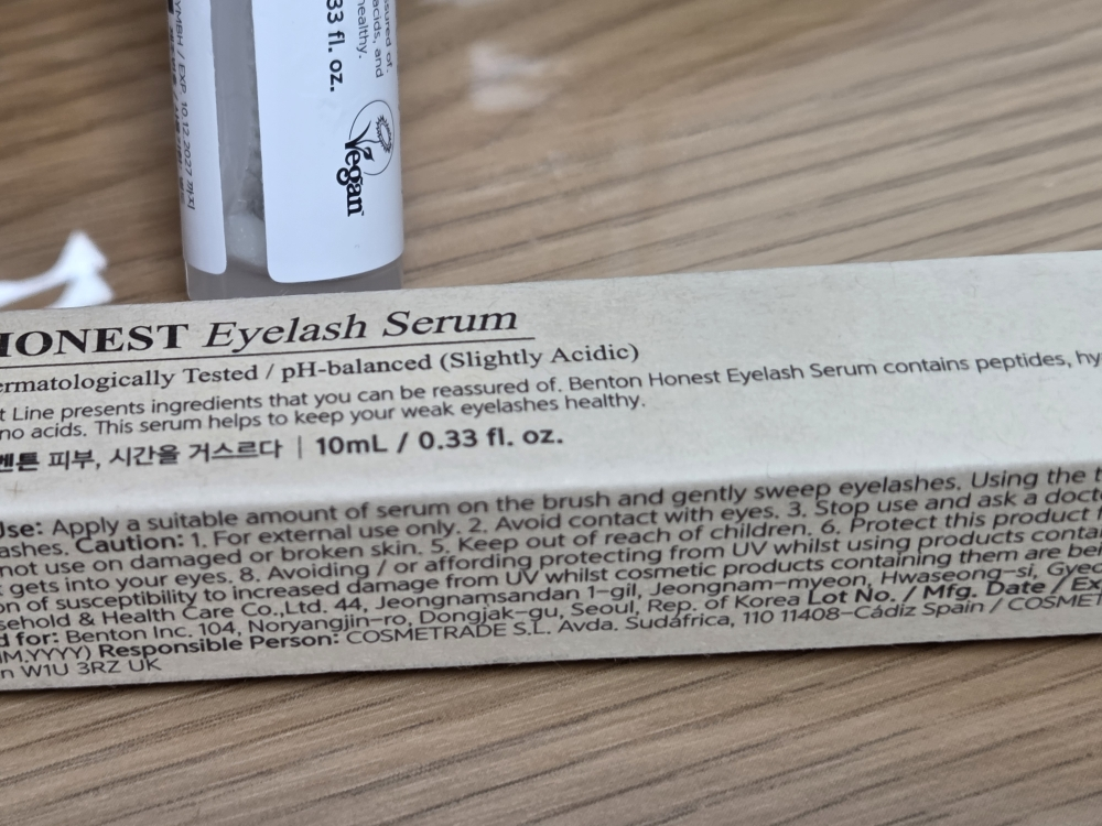 欧内斯特睫毛精华液的真实用户使用照片