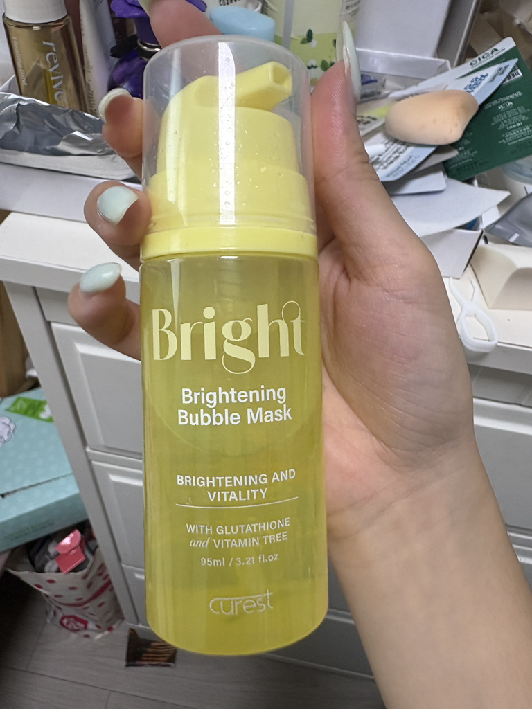 curest Mặt nạ bong bóng sáng bóng [Sắc mặt] review image