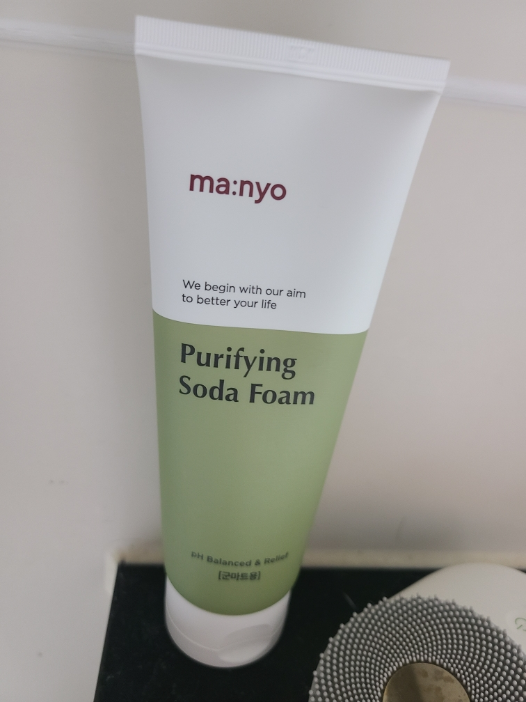 深层毛孔清洁苏打泡沫的真实用户使用照片