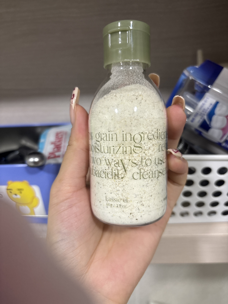 酵素燕麦磨砂洗粉的真实用户使用照片