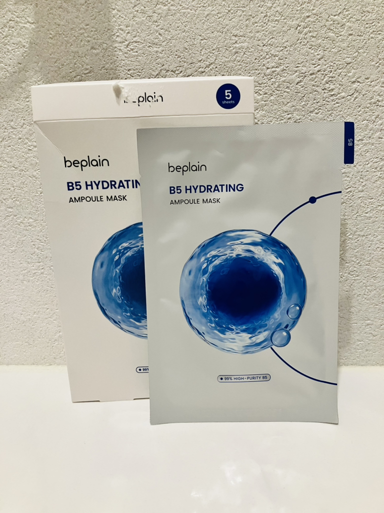 B5 保湿安瓿面膜的真实用户使用照片