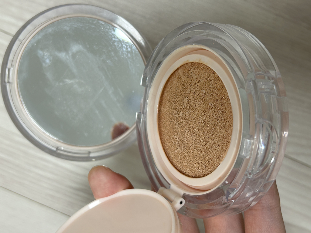 어뮤즈 (AMUSE) 스킨 튠 비건 커버 쿠션 [SPF45/PA++] [01 페어튠] review image